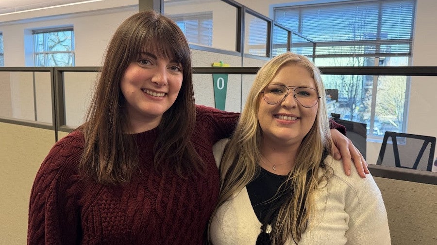 Humor and collaboration benefit pair of HR colleagues