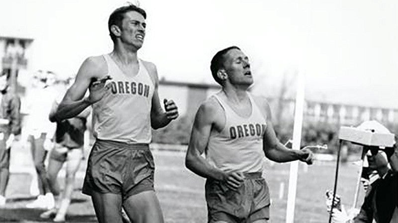 Bill bowerman and steve prefontaine best sale