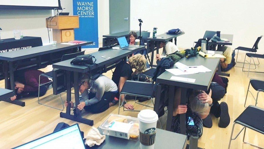 UO prepares for this year’s Great Oregon Shakeout drill Oregon News