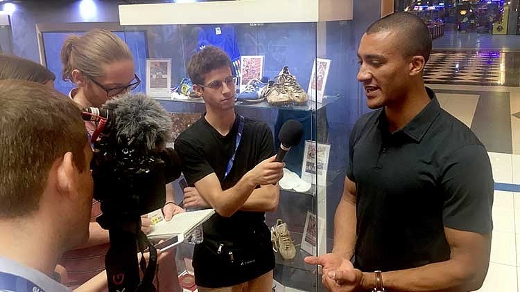 Nate Mann interviews Ashton Eaton