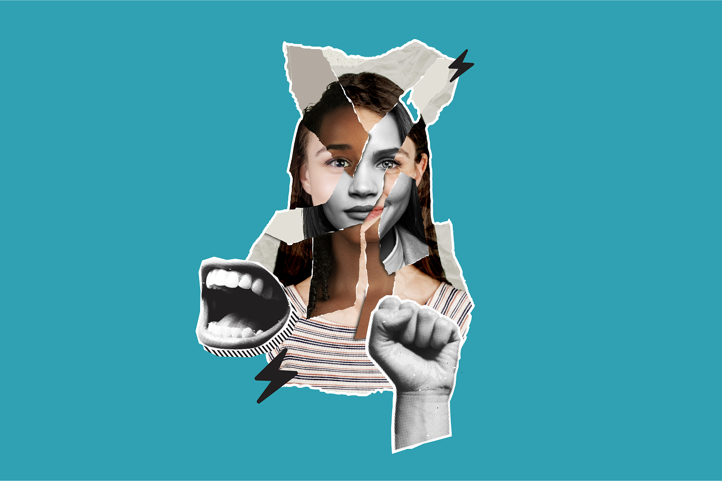 Photo collage for Common Reading program