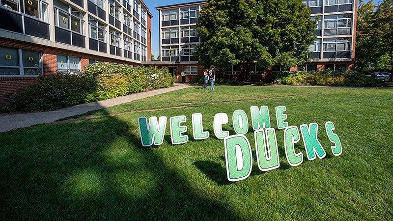 Welcome sign