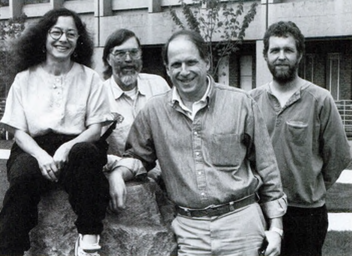 Early zebrafish researchers at the UO