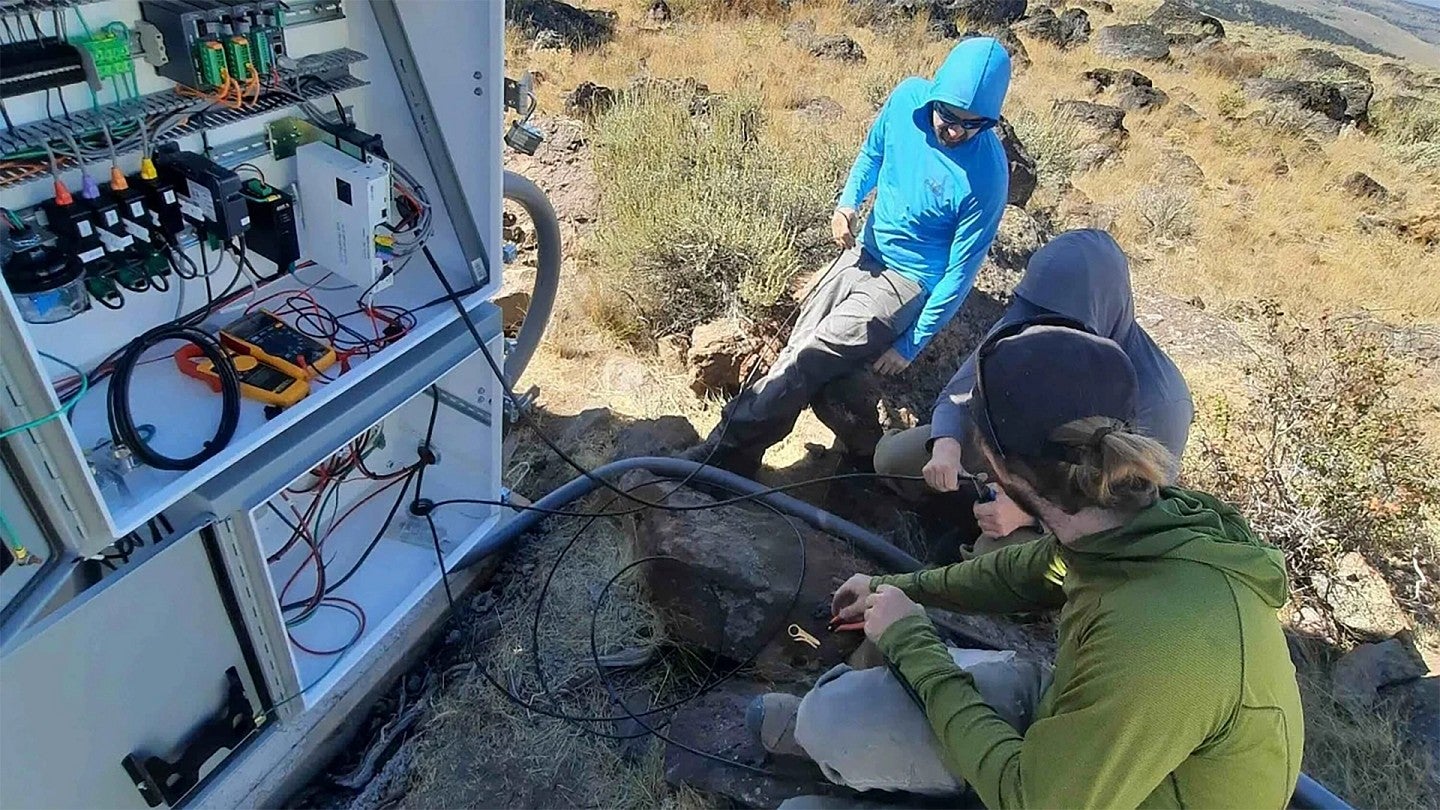 Upgrading sensors on a remote seismograph