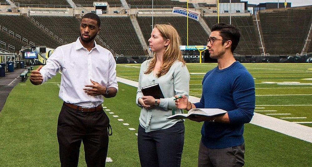 students from the Warsaw Center