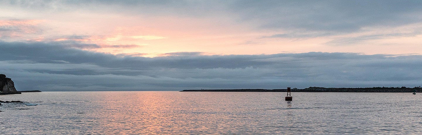 a sunset over the ocean on the Oregon coast