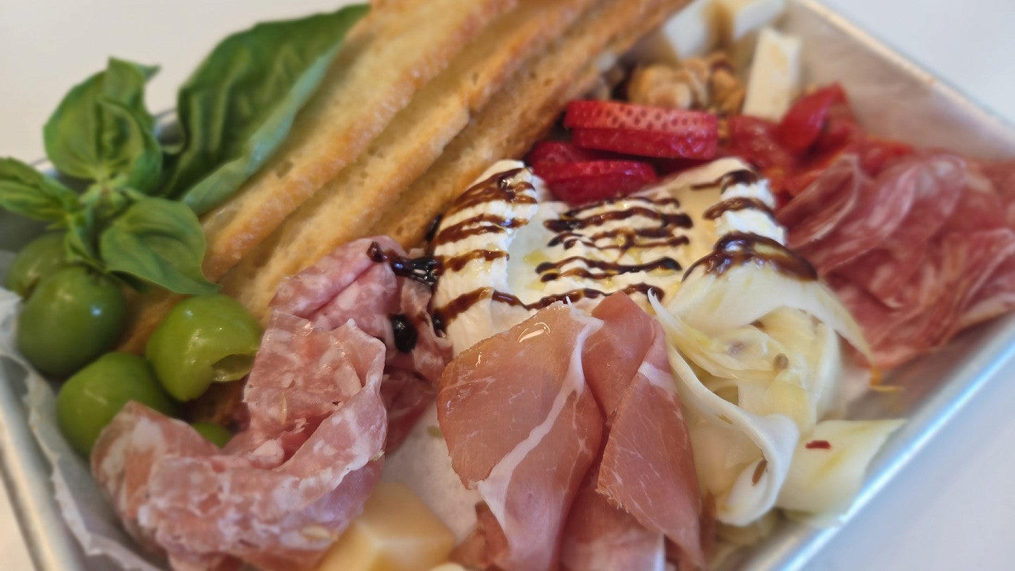 salami and cheese board sharable