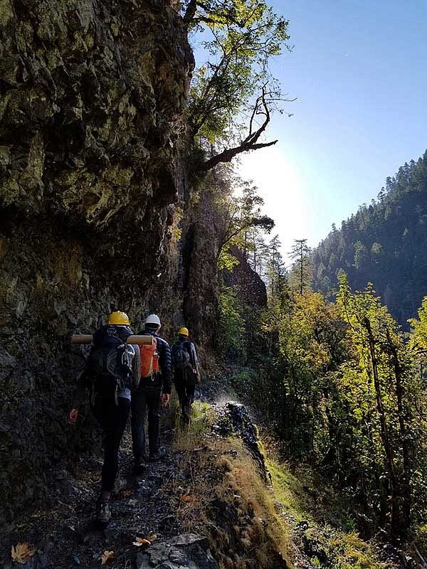 Hikers at Eagle Creek