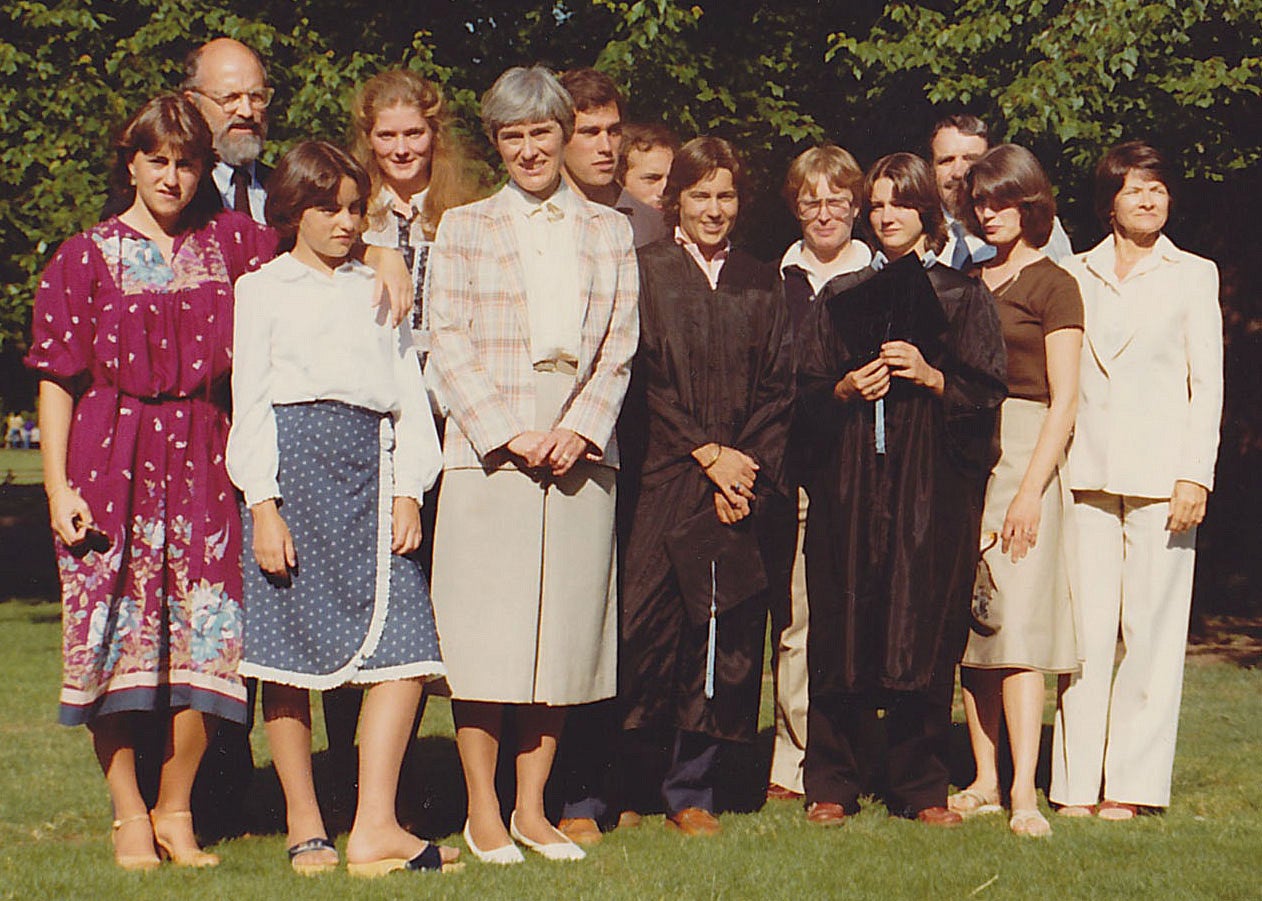 Ann Bancroft at UO commencement