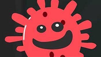 Animated coronavirus