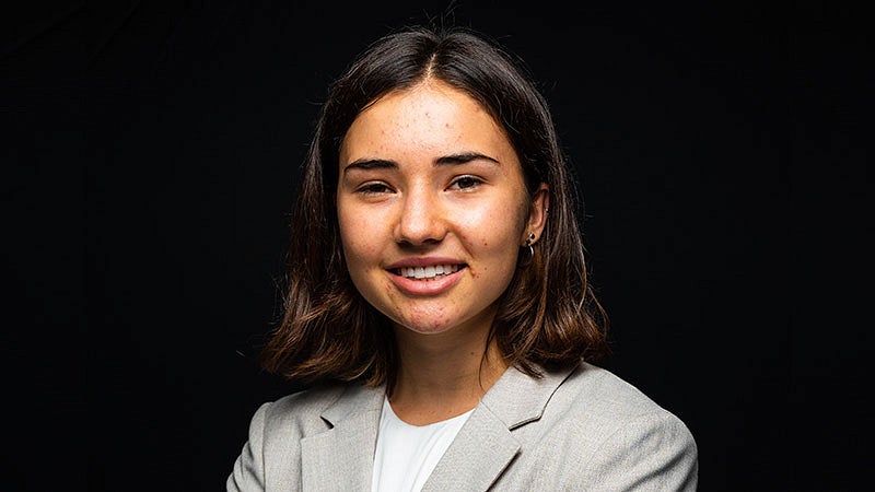 Bryn Callien, Environmental Science and Anthropology major Bryn Callien, Environmental Science and Anthropology major