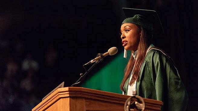 Graduate student Aja Johnson speaks of her life-changing journey in graduate school at the University of Oregon Graduate student Aja Johnson speaks of her life-changing journey in graduate school at the University of Oregon