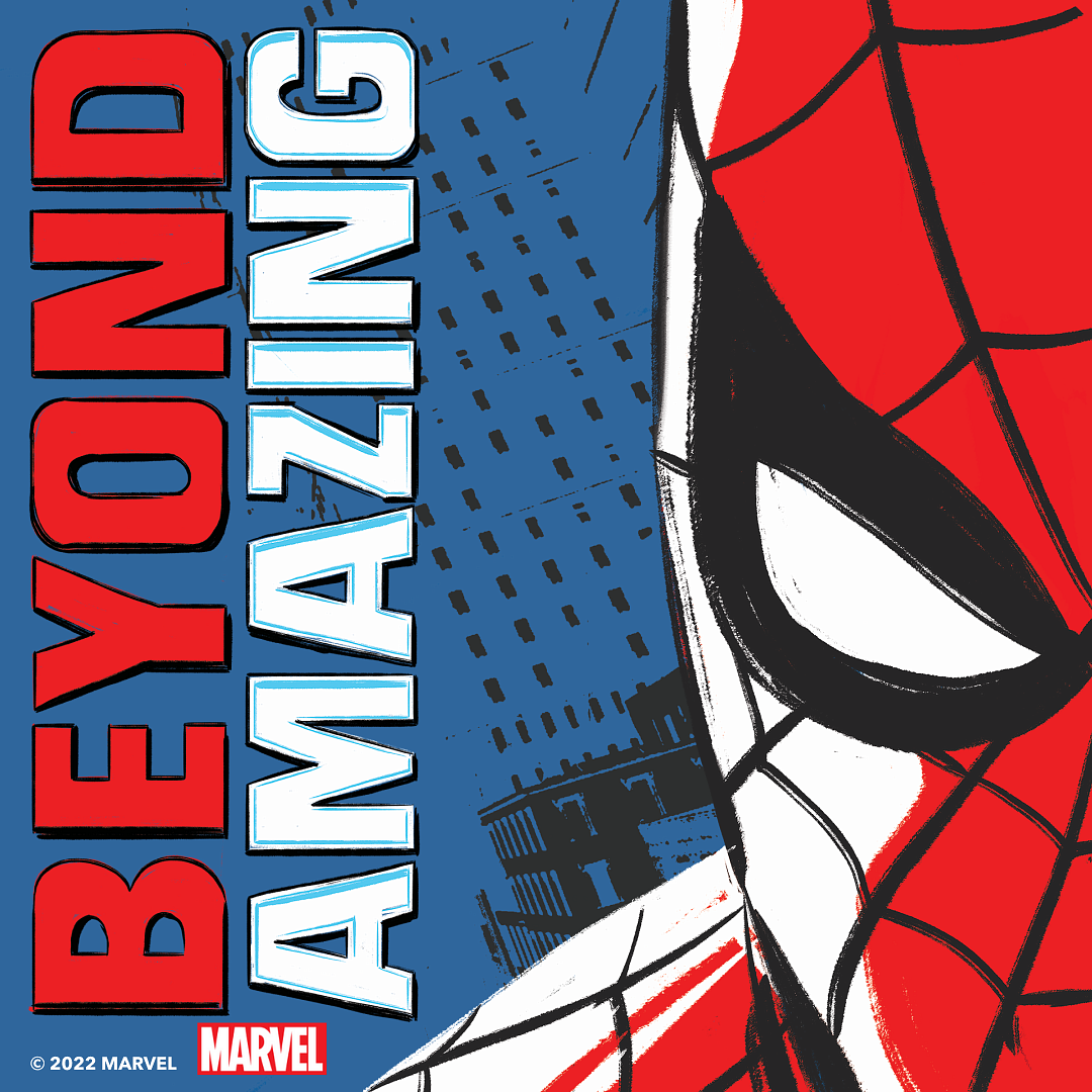 Beyond Amazing Spider-Man exhibit logo, credit Marvel