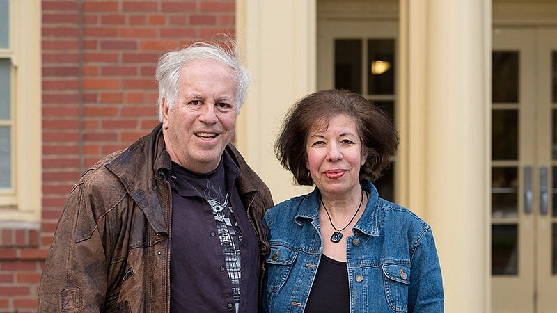 Visiting Filmmaker Endowment program donor Harlan J. Strauss, PhD ’74, and Rima Strauss Harlan J. Strauss, PhD ’74, and Rima Strauss
