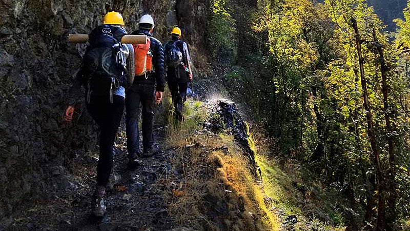 Hikers at Eagle Creek