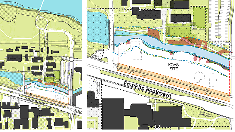 Knight Campus area map