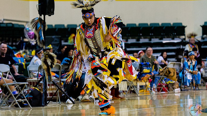 2018 Mother's Day Powwow dancers, photo credit: Isa Zito