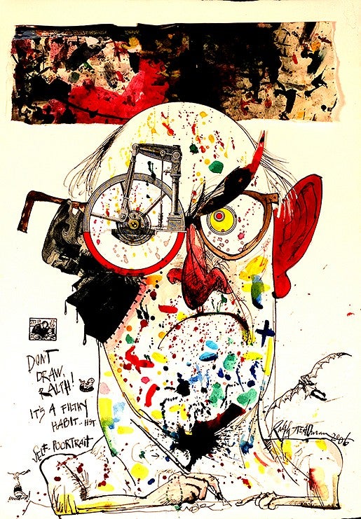 Ralph Steadman self-portrait