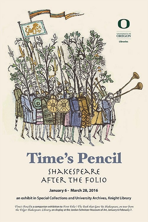 Poster for Time's Pencil museum exhibit