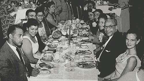 DeNorval Unthank Jr. at a dinner