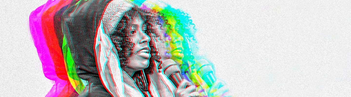 woman with mic black lives matter woman_with_mic_black_lives_matter