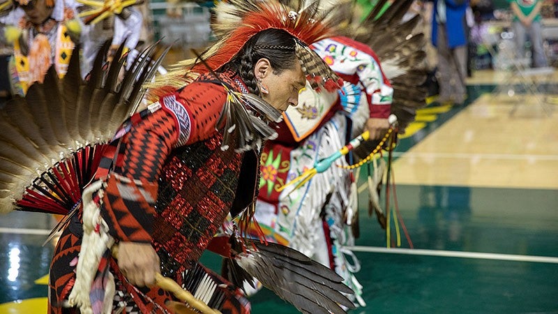 2018 Mother's Day Powwow dancer