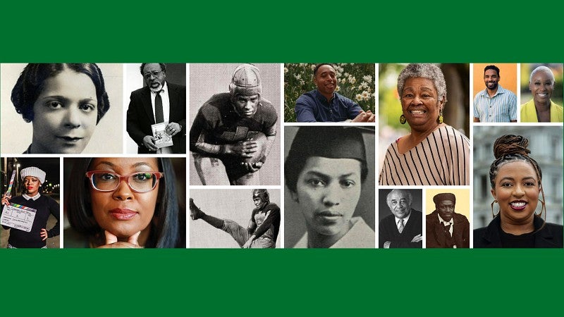 Collage of Black students, alums, faculty and staff