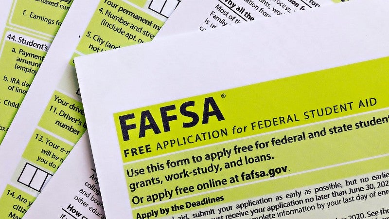 FAFSA form