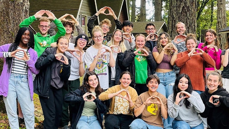 Stamps scholars at the fall retreat