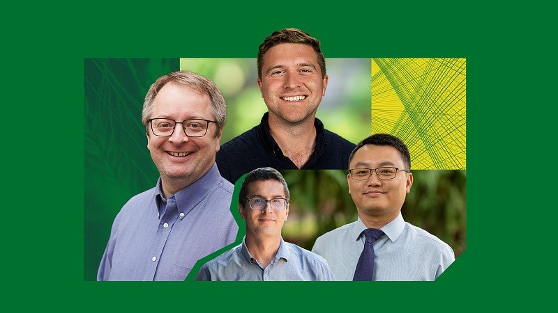 Collage of photos of Fulbright recipients
