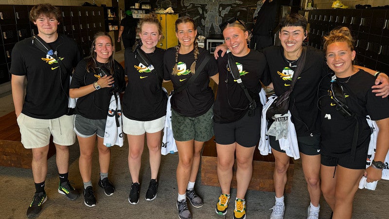 A group of athletic medicine interns