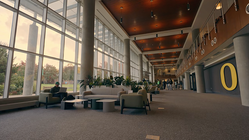 Interior of UO Portland building