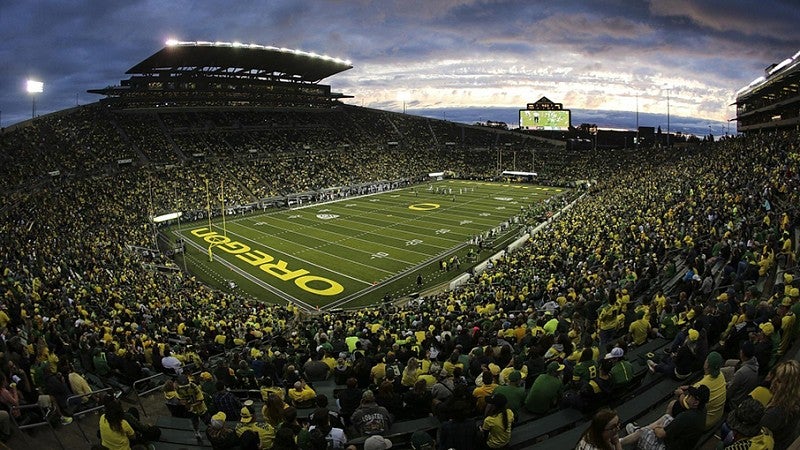 Autzen night game