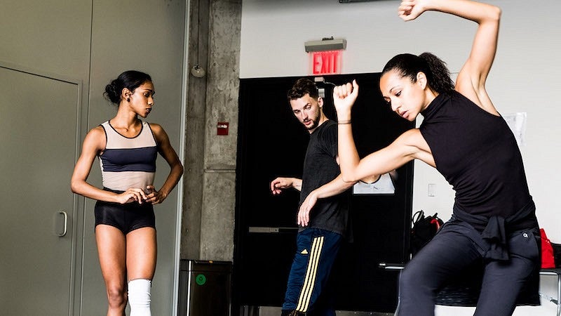 Claudia Schreier with dancers