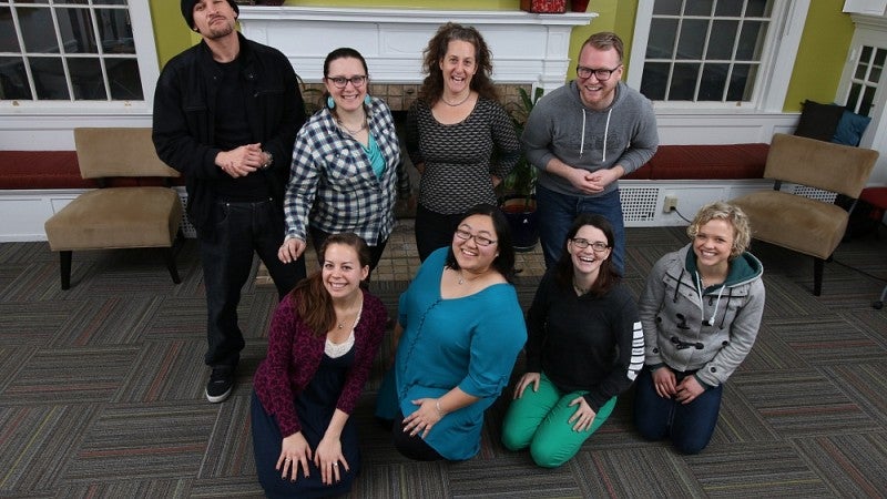 Members of the Rehearsals for Life theater troupe