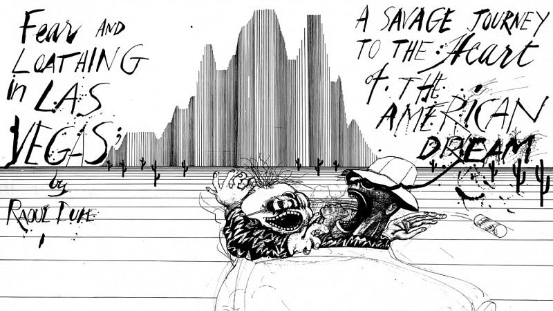 Opening title page, 'Fear and Loathing in Las Vegas'