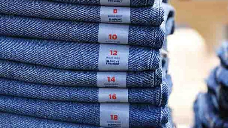 Stack of jeans