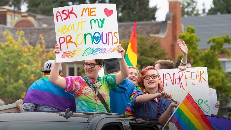 Gay pride parade