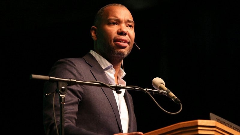 Ta-Nehisi Coates speaking at Matthew Knight Arena