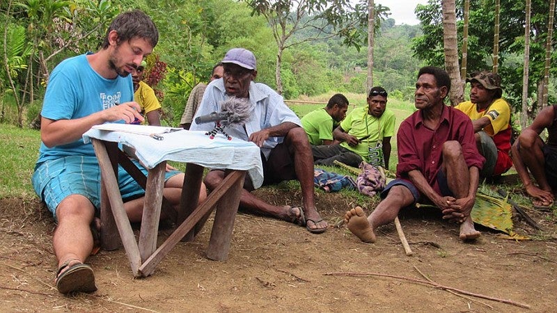 Don Daniels in Papua New Guinea