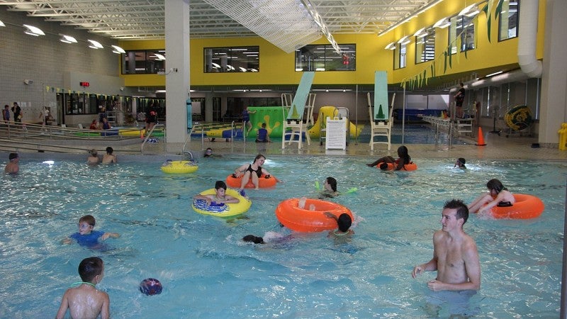 Kids in pool