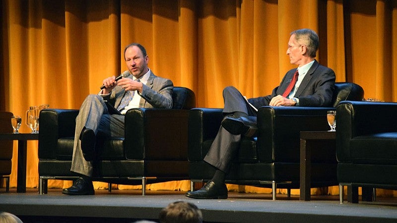 Tim Duy (left) and Bruce McCain