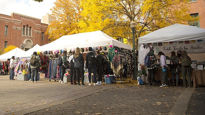 Fall Street Faire scene