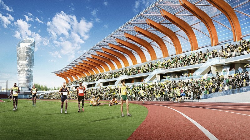 Hayward Field rendering