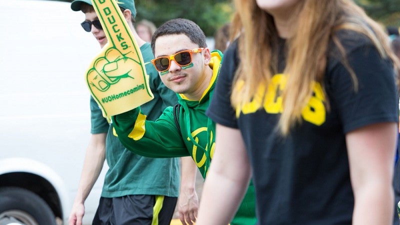 Loving the parade at Homecoming 2014