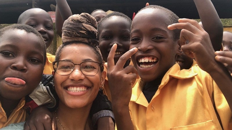 Joan Hicks in Ghana