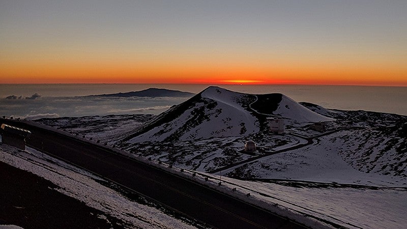 The Mauna Kea volcano