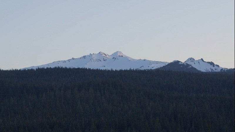 Mountains on the horizon