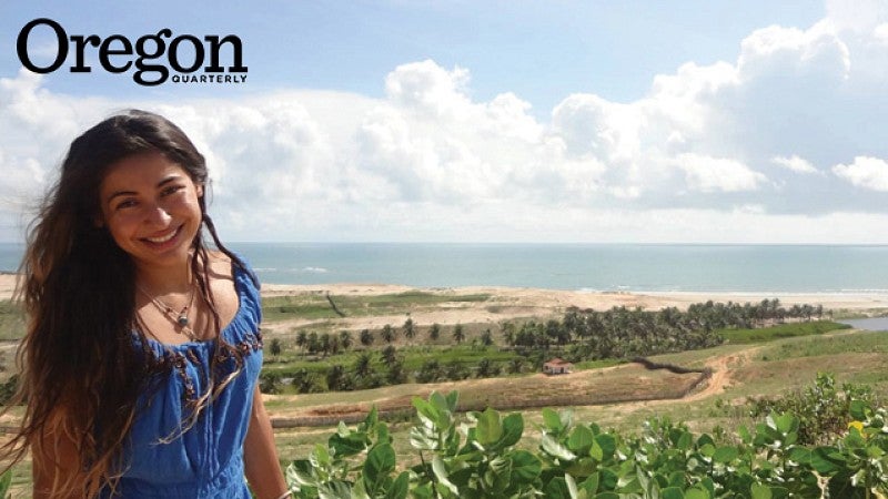 Niria Garcia abroad in Brazil
