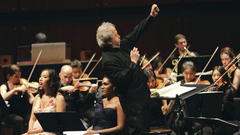 John Nelson conducting